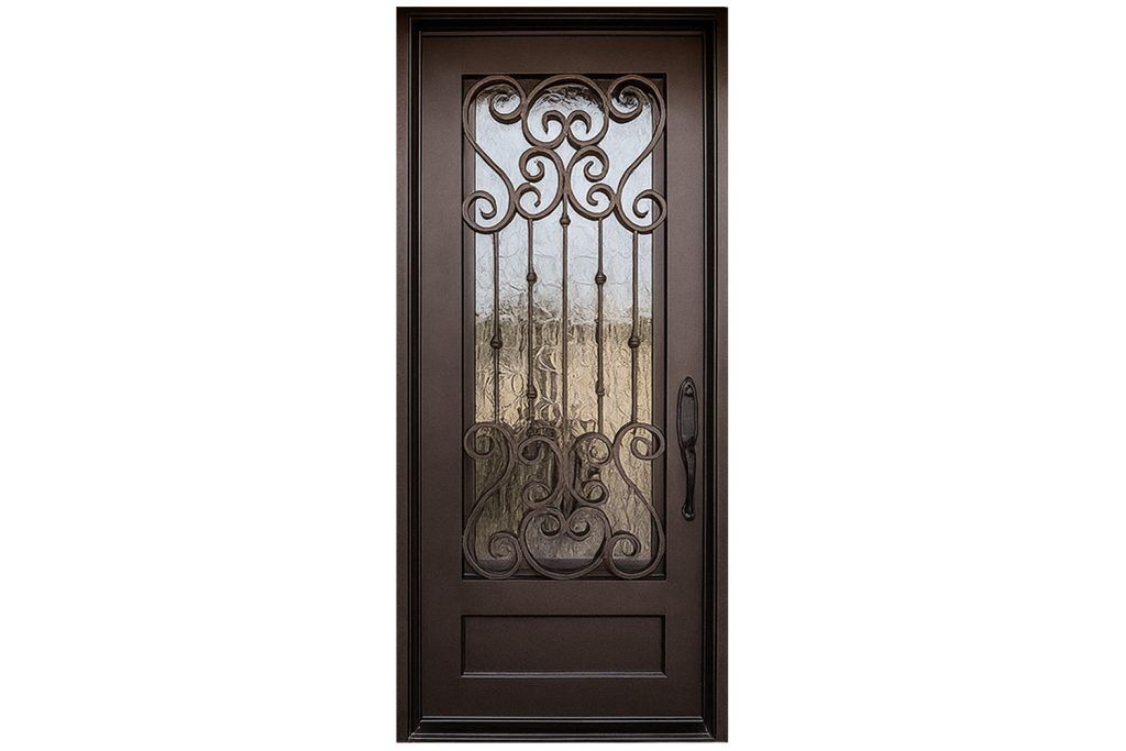 Nova Royal Series Wrought Iron Custom Exterior Door Style 169