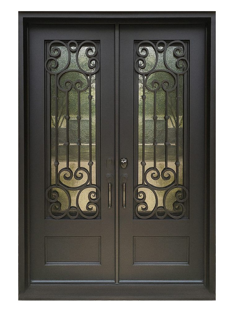 Nova Royal Series Wrought Iron Custom Exterior Door Style 170