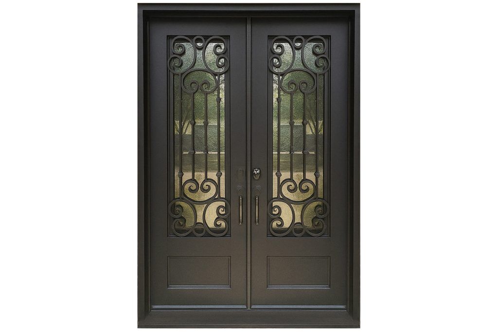 Nova Royal Series Wrought Iron Custom Exterior Door Style 170