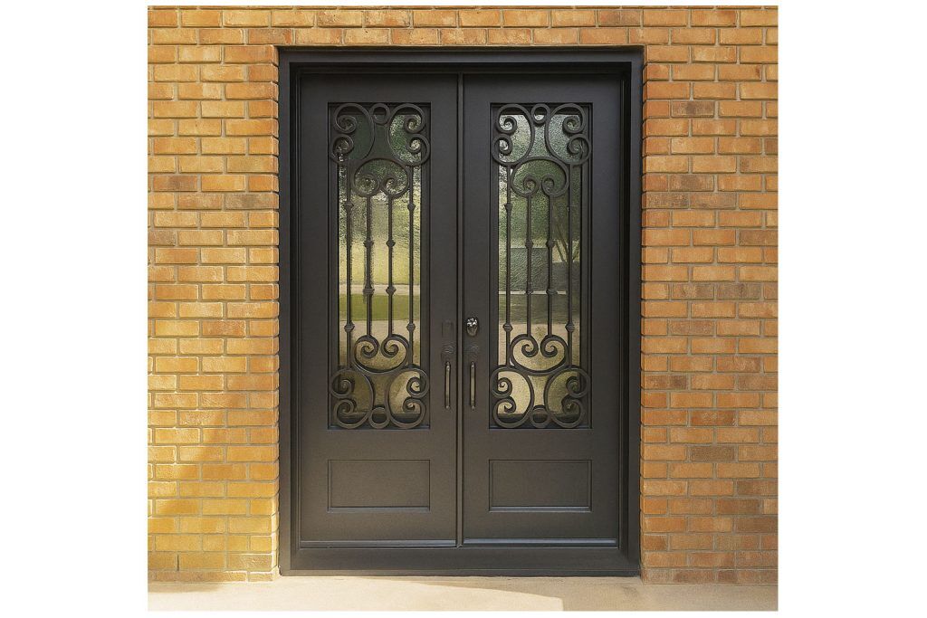 Nova Royal Series Wrought Iron Custom Exterior Door Style 170