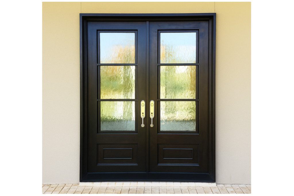 Nova Royal Series Wrought Iron Custom Exterior Door Style 172