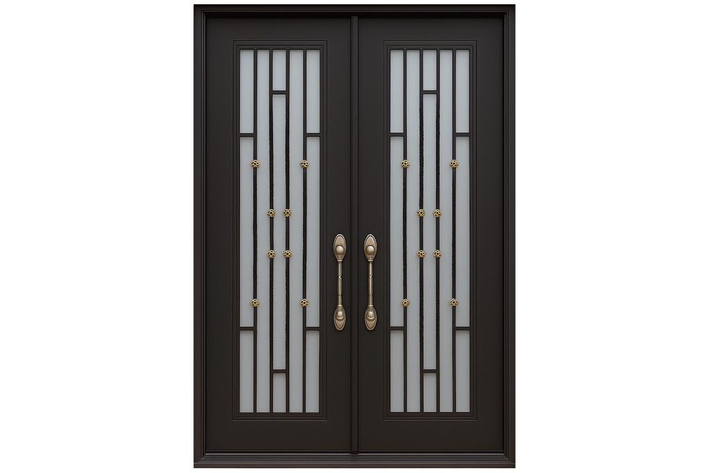 Nova Royal Series Wrought Iron Custom Exterior Door Style 176