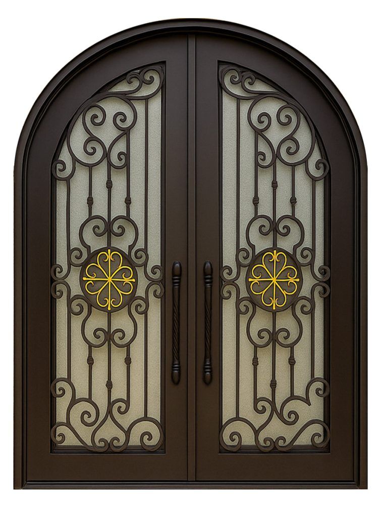Nova Royal Series Wrought Iron Custom Exterior Door Style 188