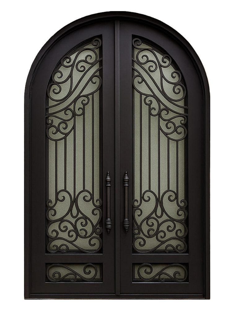 Nova Royal Series Wrought Iron Custom Exterior Door Style 192