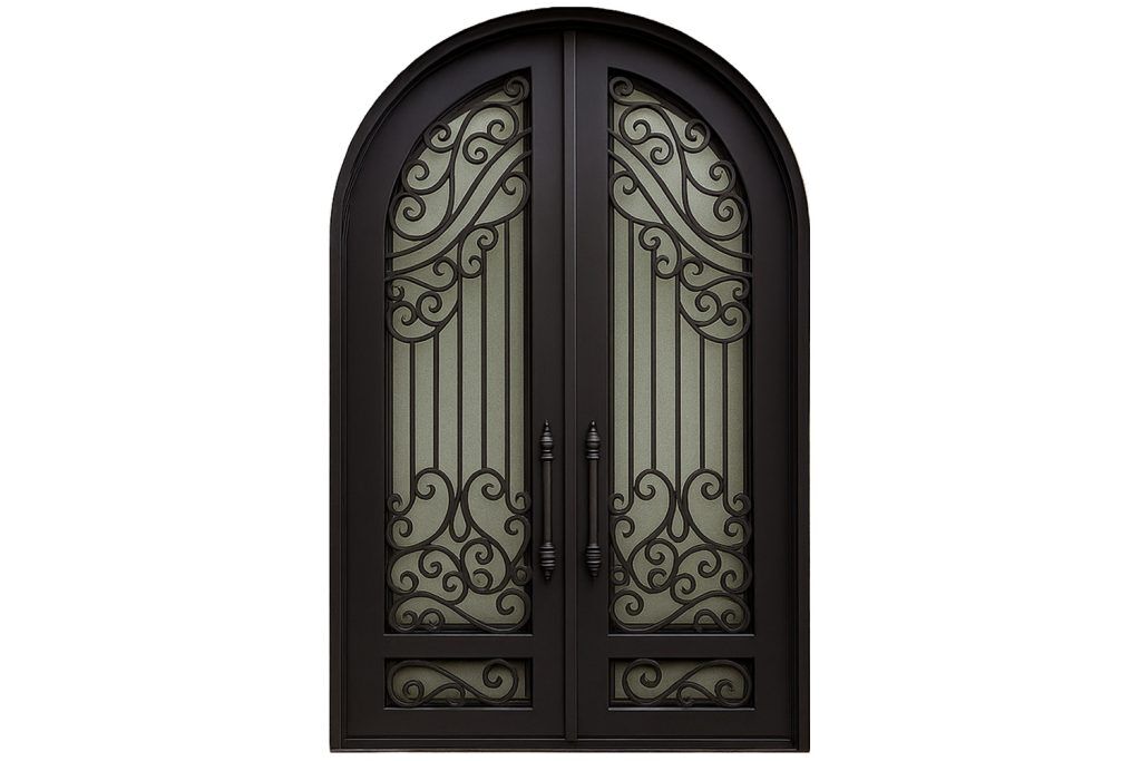 Nova Royal Series Wrought Iron Custom Exterior Door Style 192
