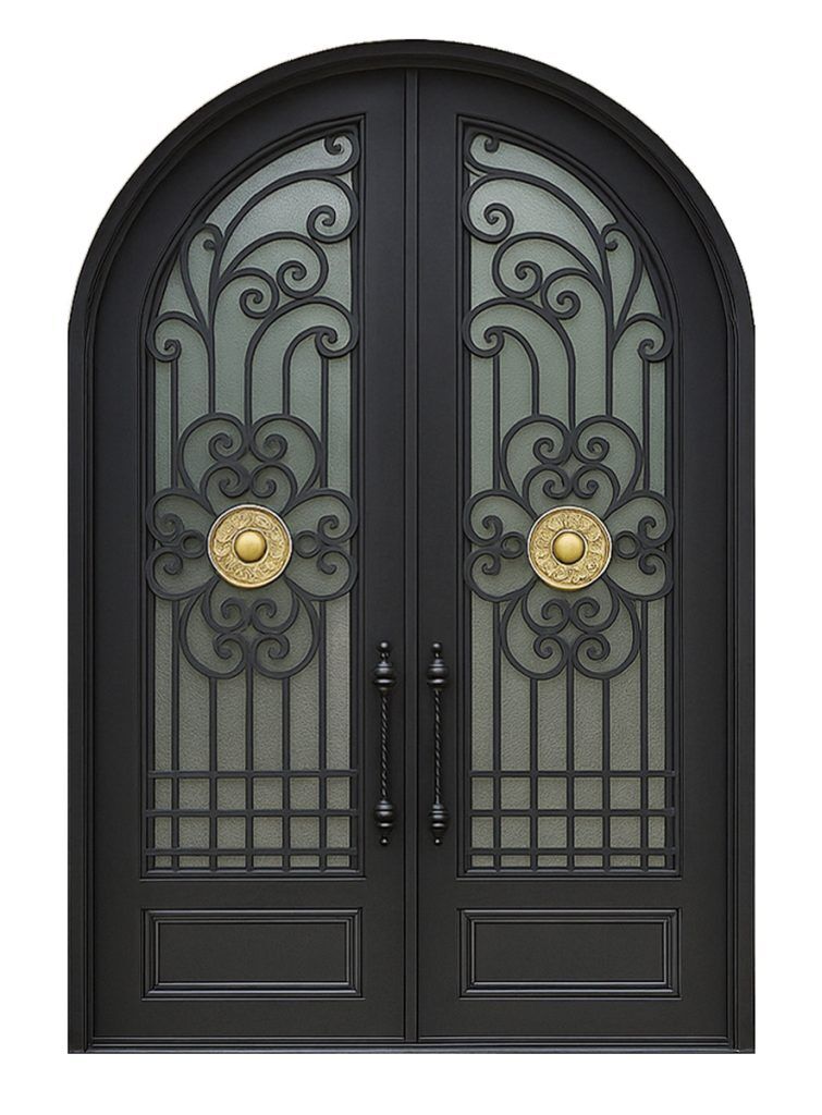 Nova Royal Series Wrought Iron Custom Exterior Door Style 193