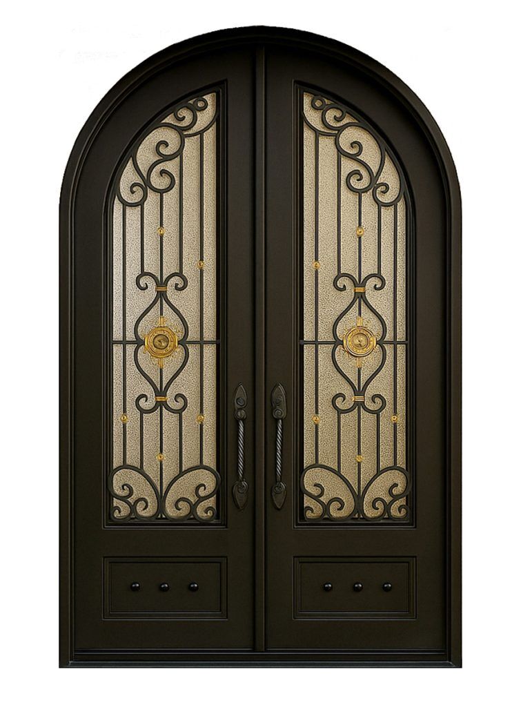 Nova Royal Series Wrought Iron Custom Exterior Door Style 194
