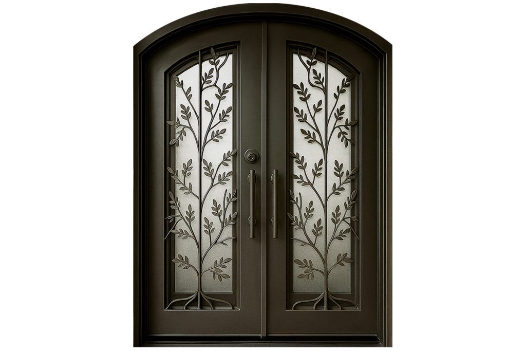 Nova Royal Series Wrought Iron Custom Exterior Door Style 225