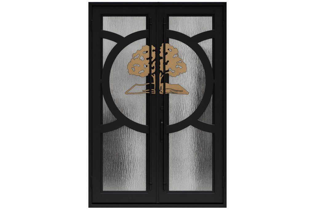 Nova Royal Series Wrought Iron Custom Exterior Door Style 226
