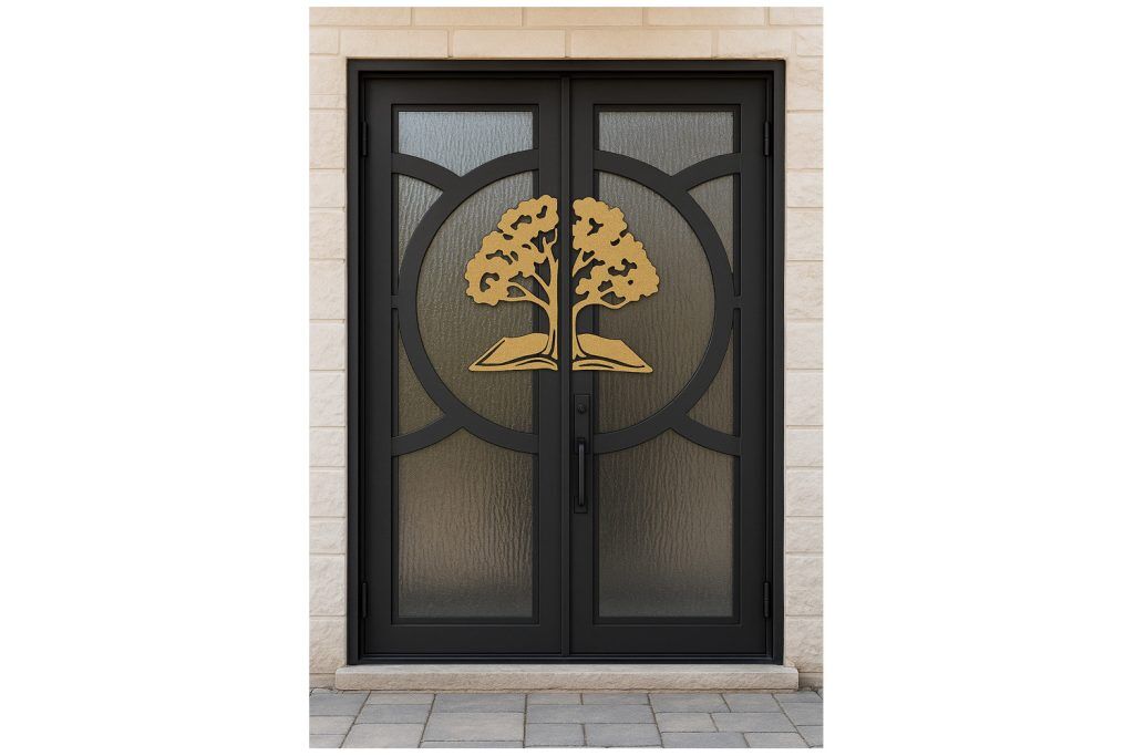 Nova Royal Series Wrought Iron Custom Exterior Door Style 226