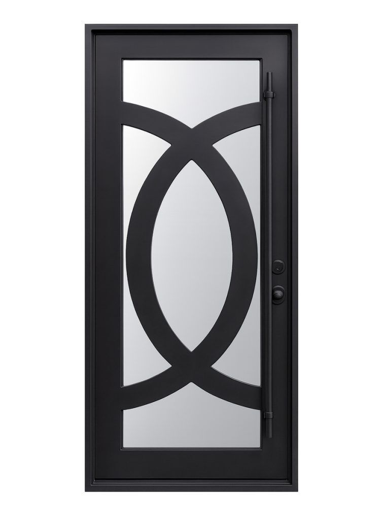 Nova Royal Series Wrought Iron Custom Exterior Door Style 227