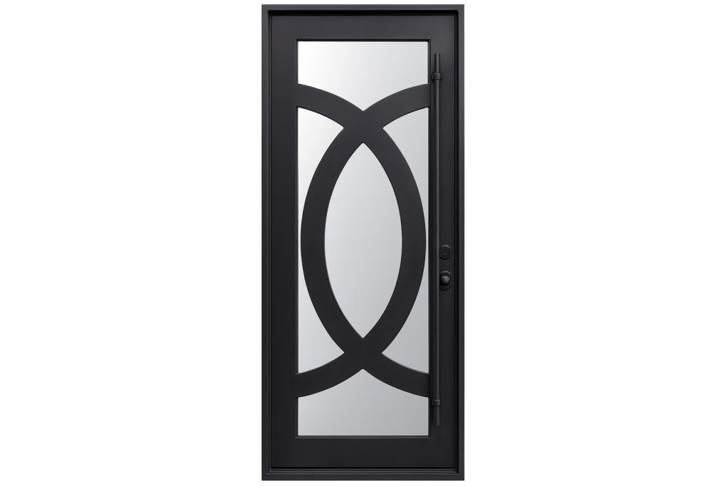 Nova Royal Series Wrought Iron Custom Exterior Door Style 227