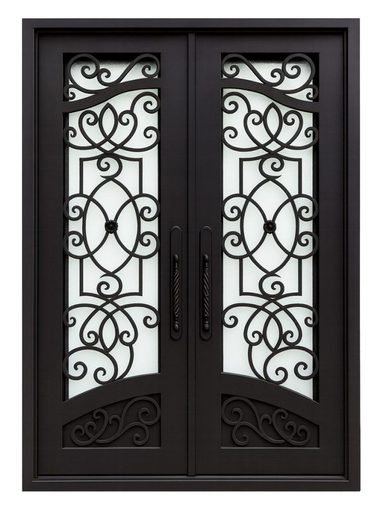 Nova Royal Series Wrought Iron Custom Exterior Door Style 230