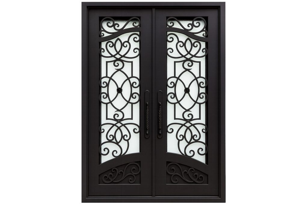 Nova Royal Series Wrought Iron Custom Exterior Door Style 230