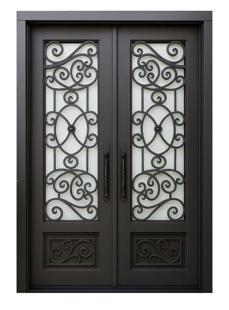 Nova Royal Series Wrought Iron Custom Exterior Door Style 231