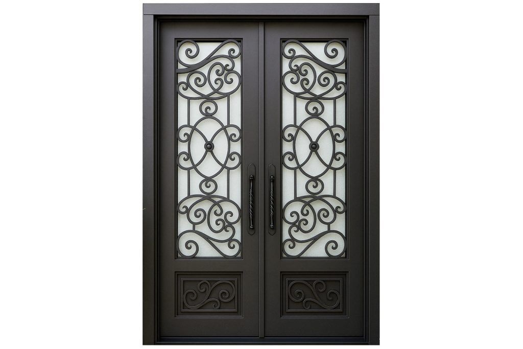 Nova Royal Series Wrought Iron Custom Exterior Door Style 231