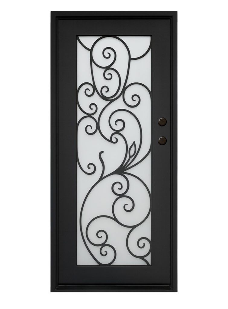 Nova Royal Series Wrought Iron Custom Exterior Door Style 235