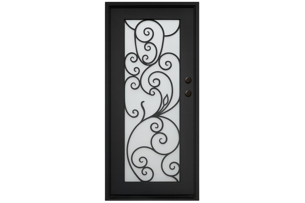 Nova Royal Series Wrought Iron Custom Exterior Door Style 235