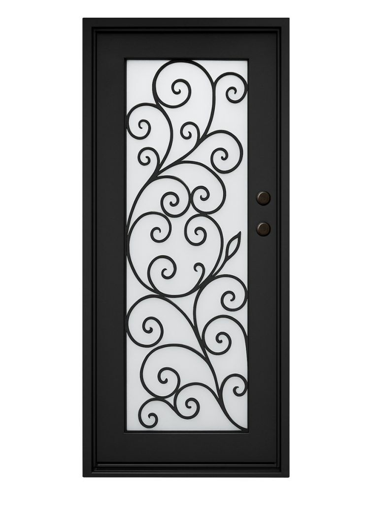 Nova Royal Series Wrought Iron Custom Exterior Door Style 236
