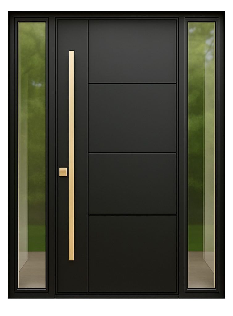 Nova Royal Series Wrought Iron Custom Exterior Door Style 238