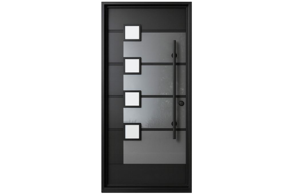 Nova Royal Series Wrought Iron Custom Exterior Door Style 239