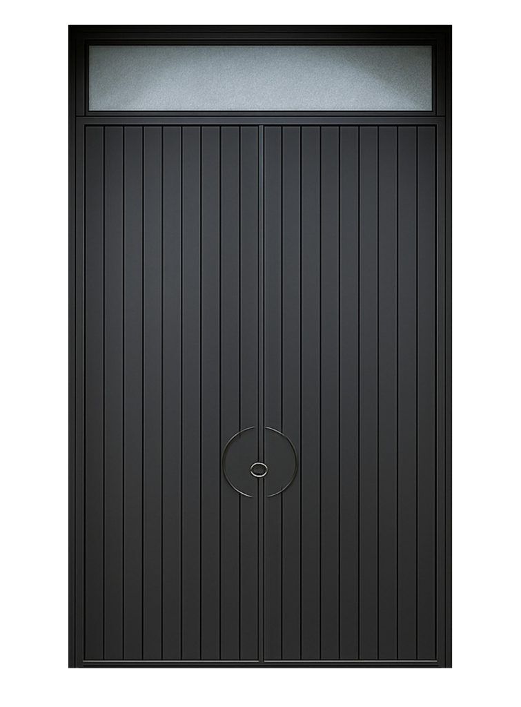 Nova Royal Series Wrought Iron Custom Exterior Door Style 241