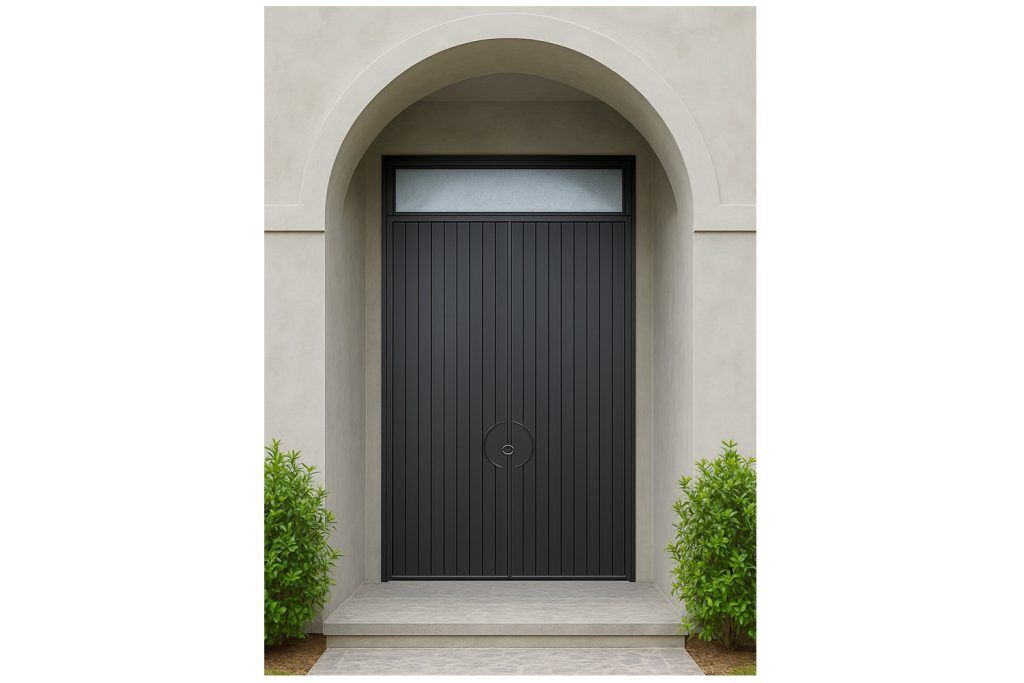 Nova Royal Series Wrought Iron Custom Exterior Door Style 241