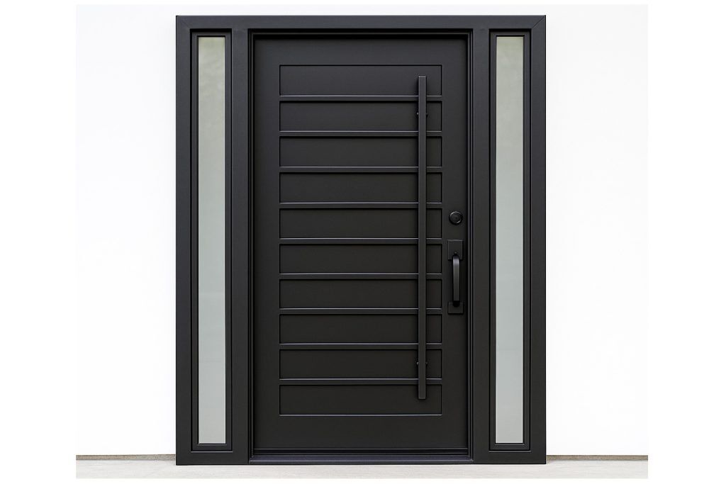Nova Royal Series Wrought Iron Custom Exterior Door Style 242
