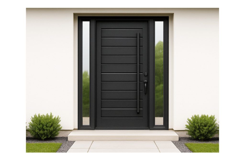 Nova Royal Series Wrought Iron Custom Exterior Door Style 243
