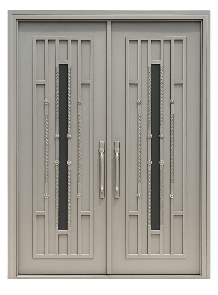 Nova Royal Series Wrought Iron Custom Exterior Door Style 244