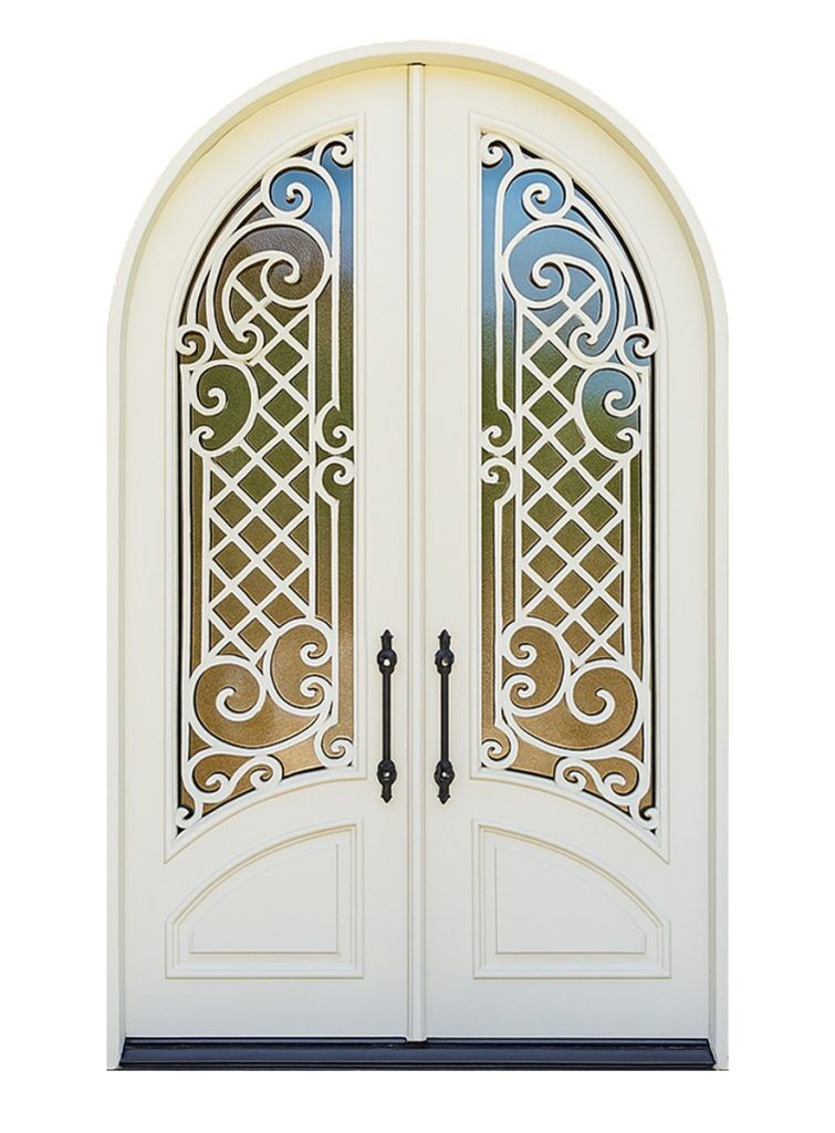 Nova Royal Series Wrought Iron Custom Exterior Door Style 246