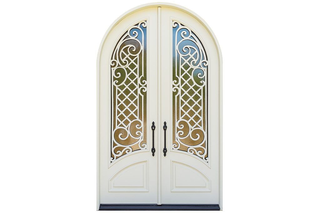 Nova Royal Series Wrought Iron Custom Exterior Door Style 246