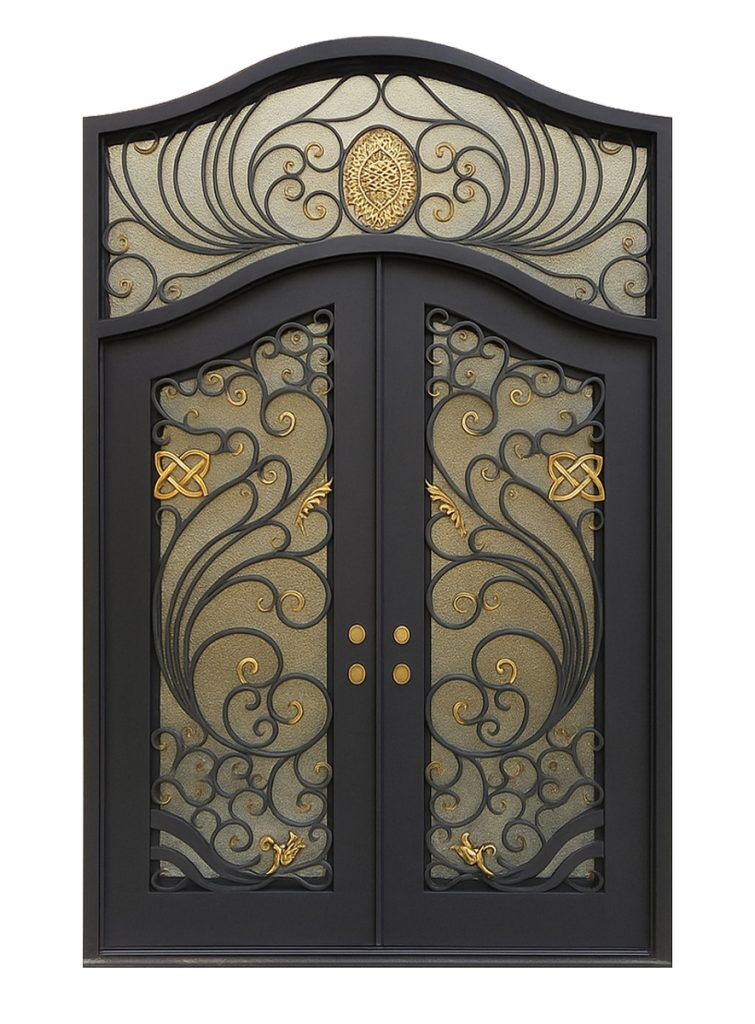 Nova Royal Series Wrought Iron Custom Exterior Door Style 247