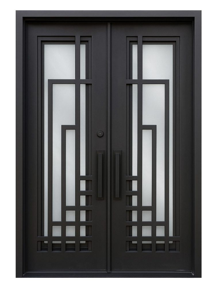 Nova Royal Series Wrought Iron Custom Exterior Door Style 249