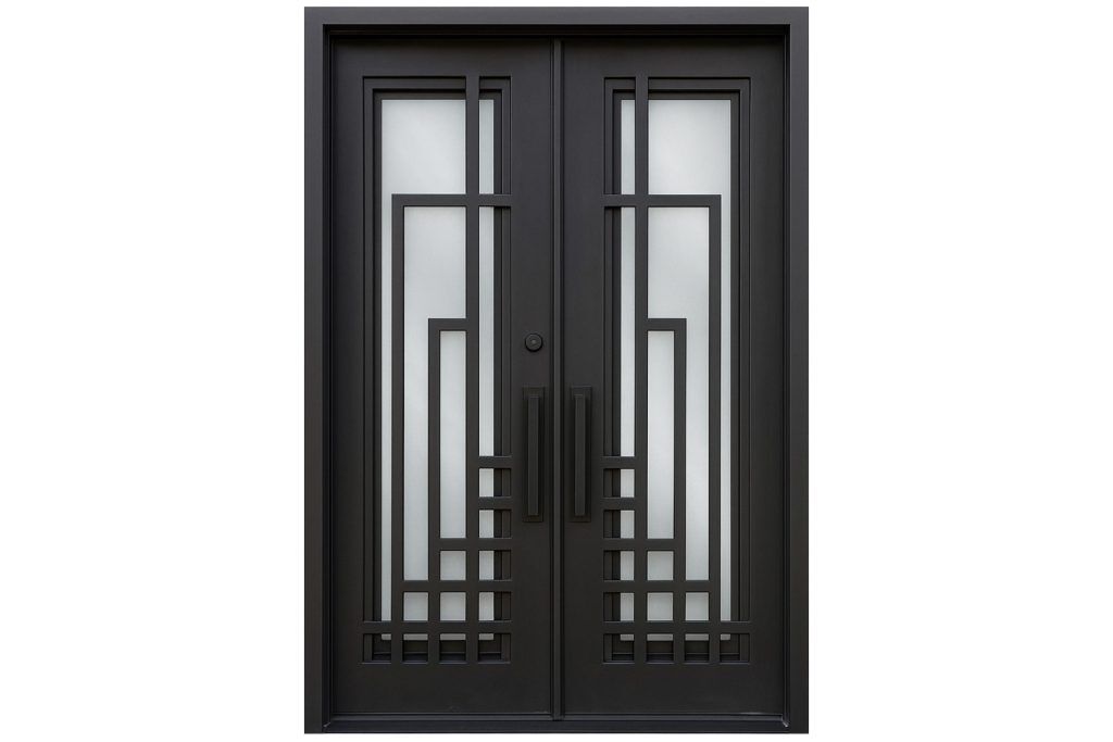 Nova Royal Series Wrought Iron Custom Exterior Door Style 249