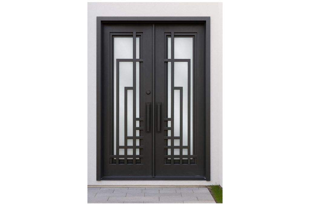 Nova Royal Series Wrought Iron Custom Exterior Door Style 249