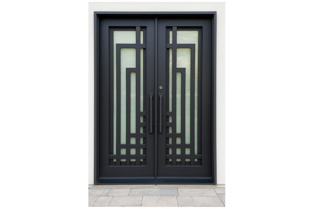 Nova Royal Series Wrought Iron Custom Exterior Door Style 249