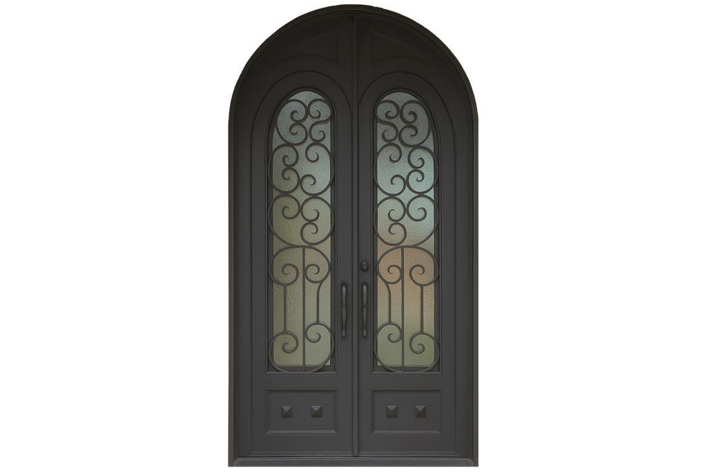 Nova Royal Series Wrought Iron Custom Exterior Door Style 251