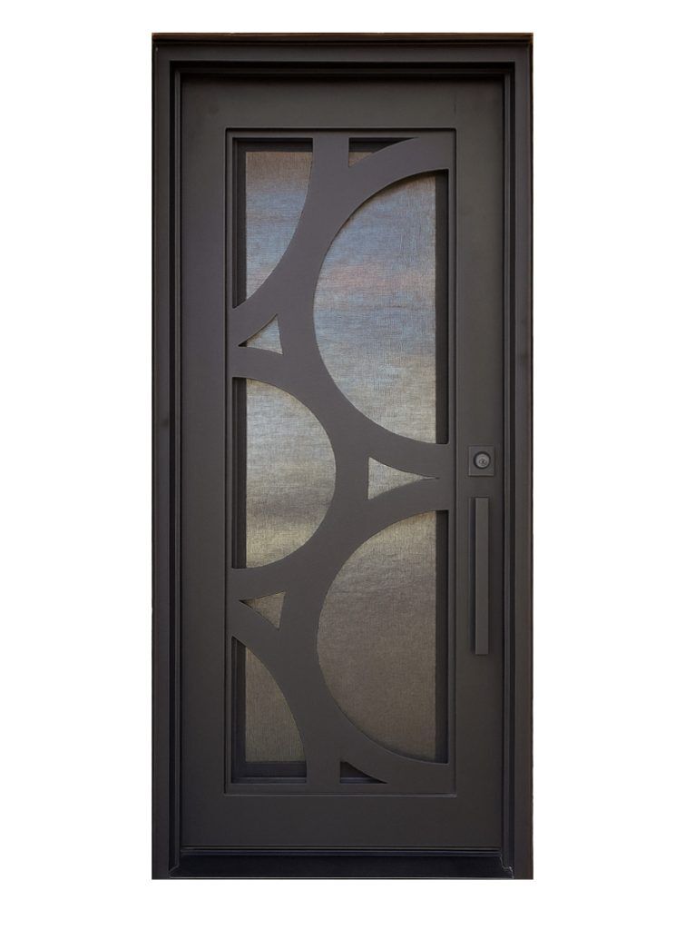 Nova Royal Series Wrought Iron Custom Exterior Door Style 259