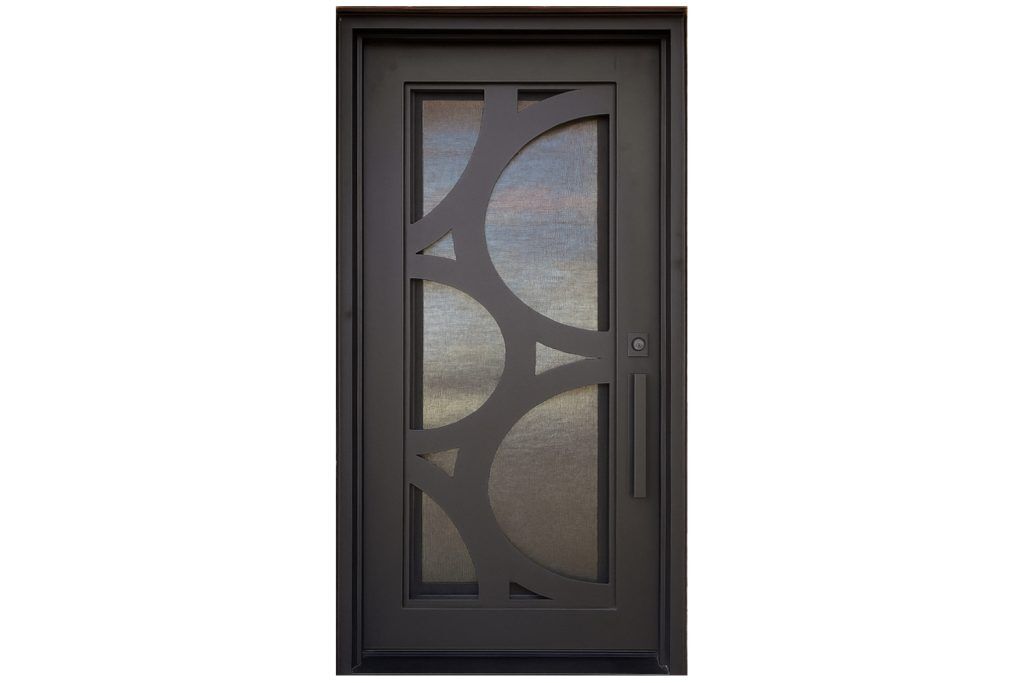 Nova Royal Series Wrought Iron Custom Exterior Door Style 259