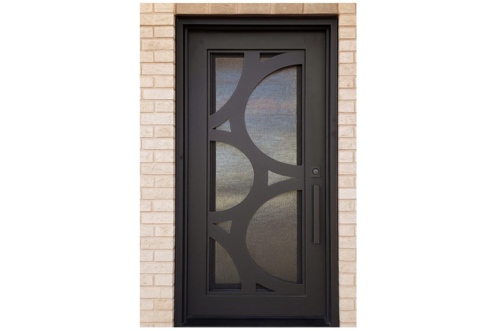 Nova Royal Series Wrought Iron Custom Exterior Door Style 259