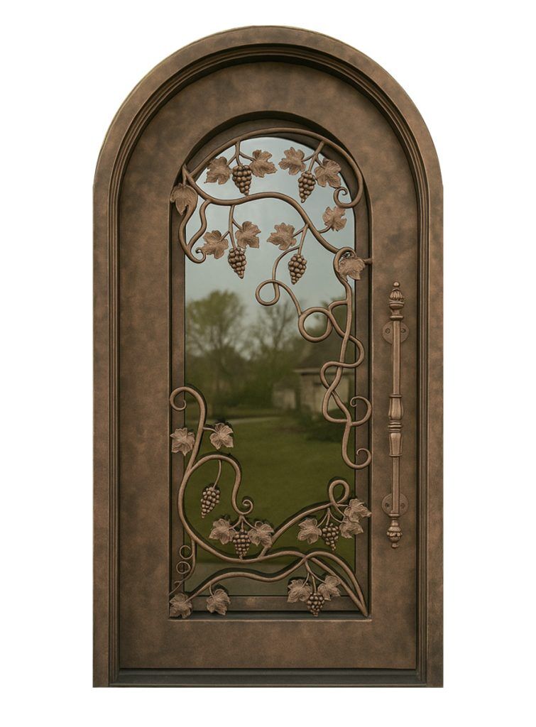 Nova Royal Series Wrought Iron Custom Exterior Door Style 260