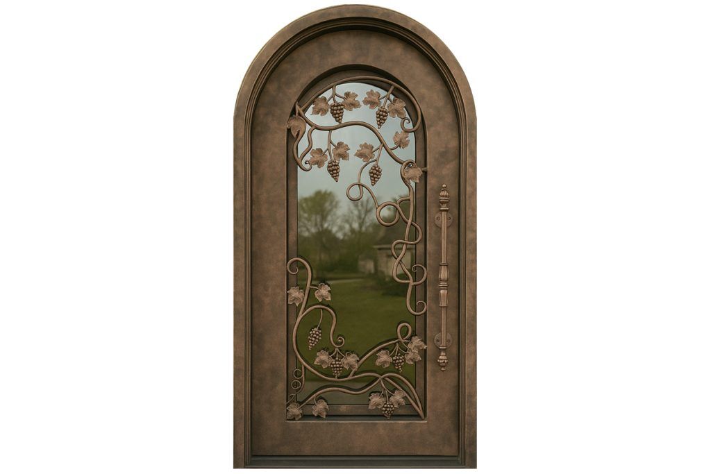 Nova Royal Series Wrought Iron Custom Exterior Door Style 260