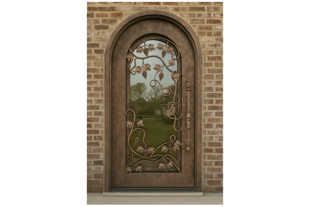 Nova Royal Series Wrought Iron Custom Exterior Door Style 260