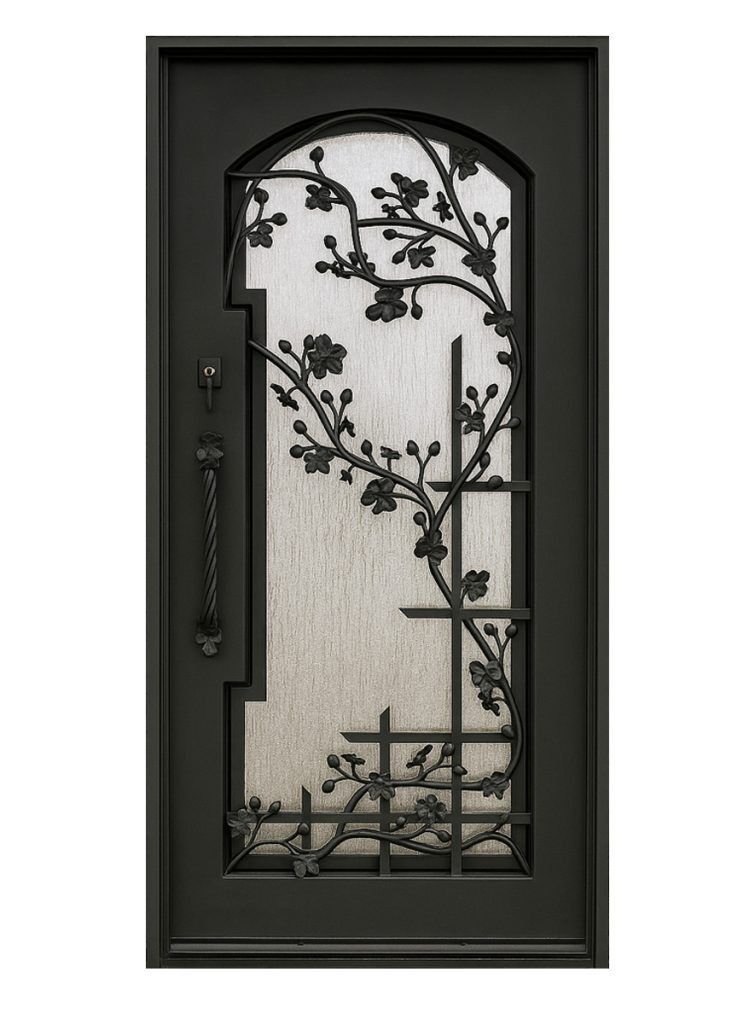 Nova Royal Series Wrought Iron Custom Exterior Door Style 261