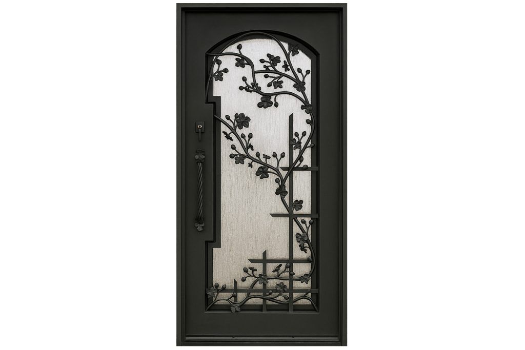 Nova Royal Series Wrought Iron Custom Exterior Door Style 261