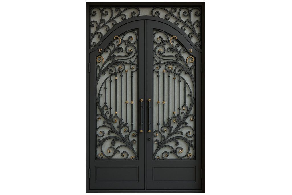 Nova Royal Series Wrought Iron Custom Exterior Door Style 263