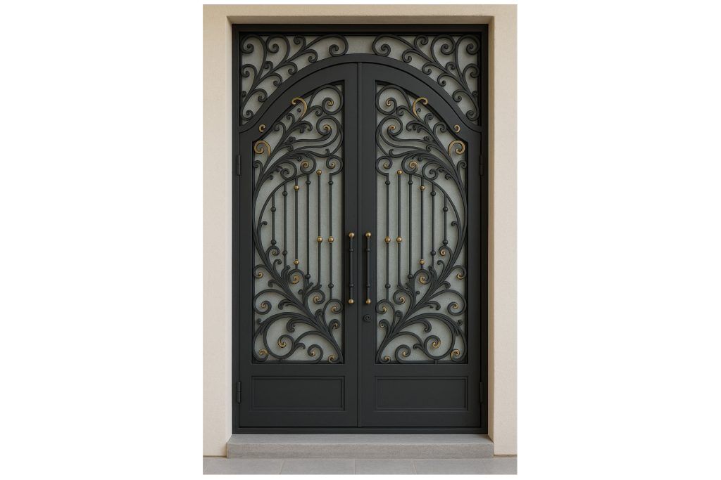 Nova Royal Series Wrought Iron Custom Exterior Door Style 263