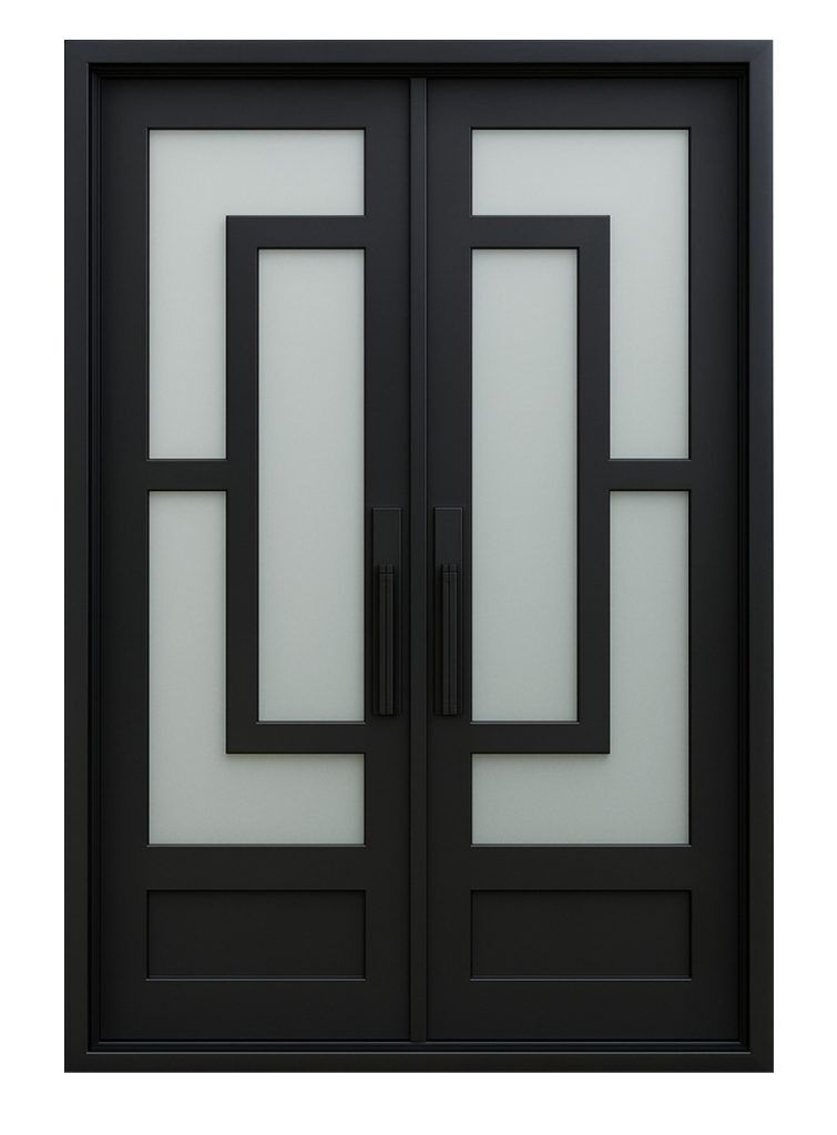 Nova Royal Series Wrought Iron Custom Exterior Door Style 264