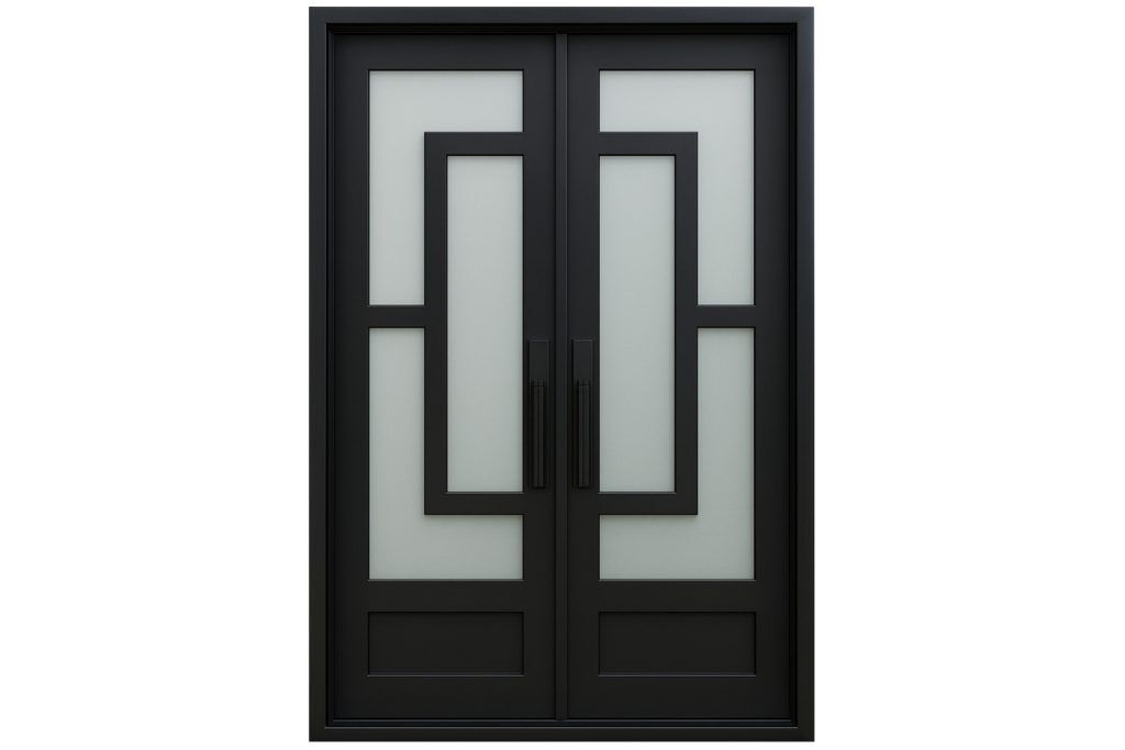 Nova Royal Series Wrought Iron Custom Exterior Door Style 264